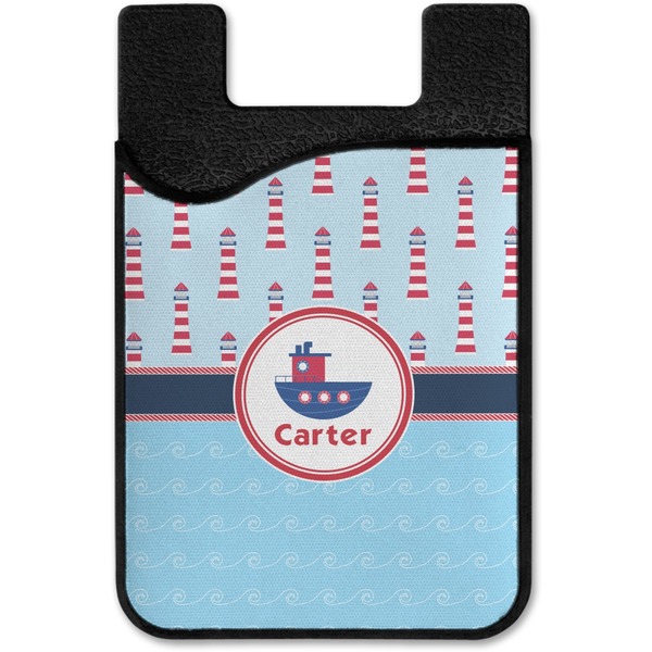 Light House & Waves Cell Phone Credit Card Holder