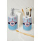 Light House & Waves Ceramic Bathroom Accessories - LIFESTYLE (toothbrush holder & soap dispenser)