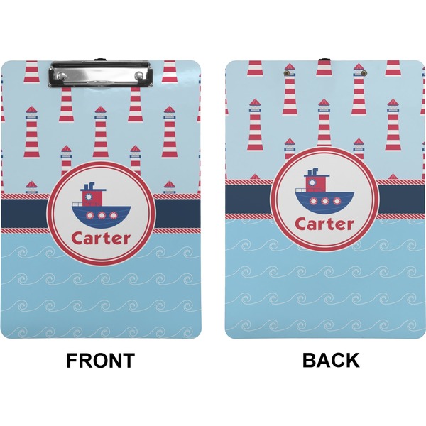 Light House & Waves Clipboard (Letter) (Front + Back)