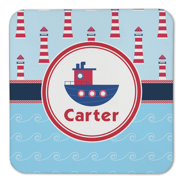 Light House & Waves Coaster Set - FRONT (one)