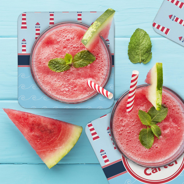 Light House & Waves Coaster Set - LIFESTYLE