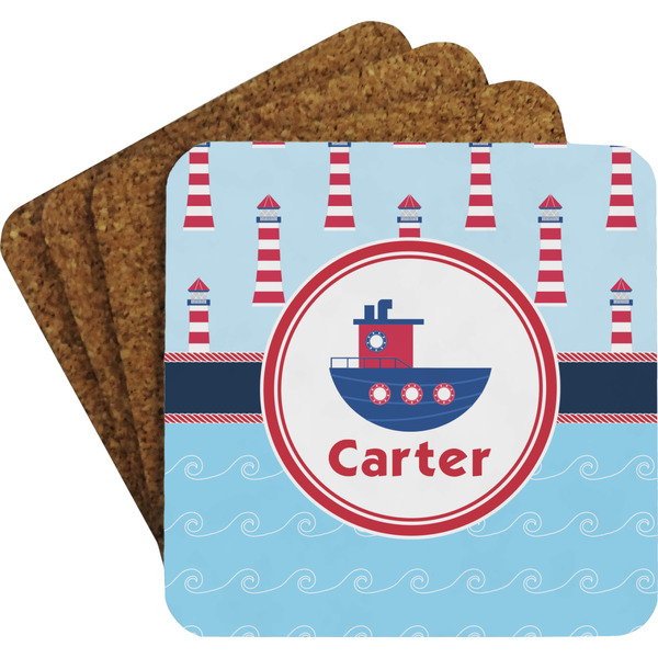 Light House & Waves Coaster Set (Personalized)