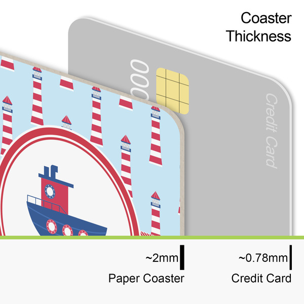 Light House & Waves Coaster Thickness