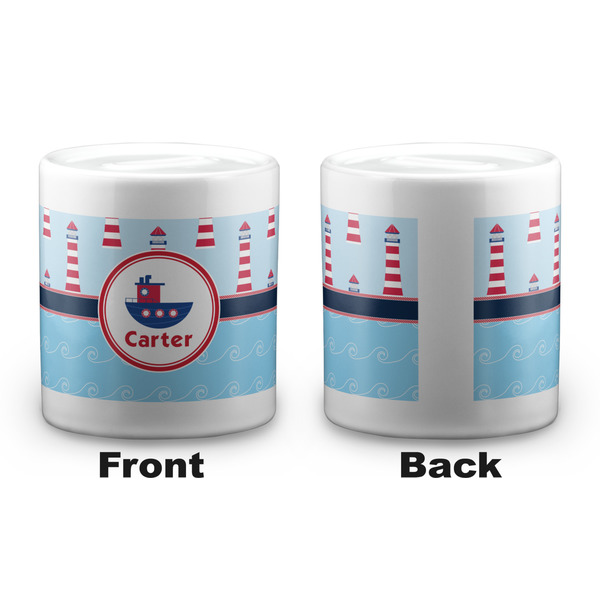 Light House & Waves Coin Bank - Apvl