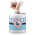 Light House & Waves Coin Bank (Personalized)