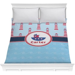 Light House & Waves Comforter - Full / Queen (Personalized)