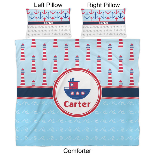 Light House & Waves Comforter Set - King - Approval