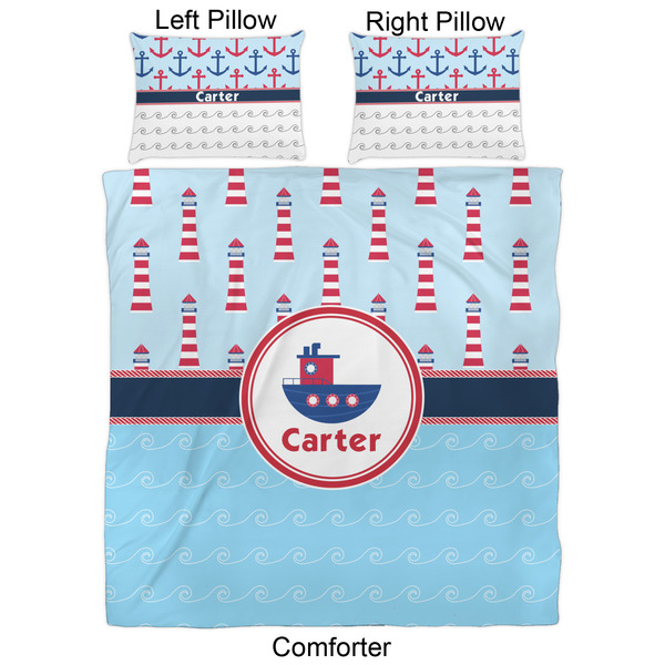Light House & Waves Comforter Set - Queen - Approval