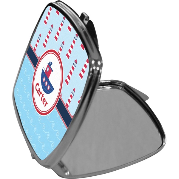 Light House & Waves Compact Mirror (Side View)