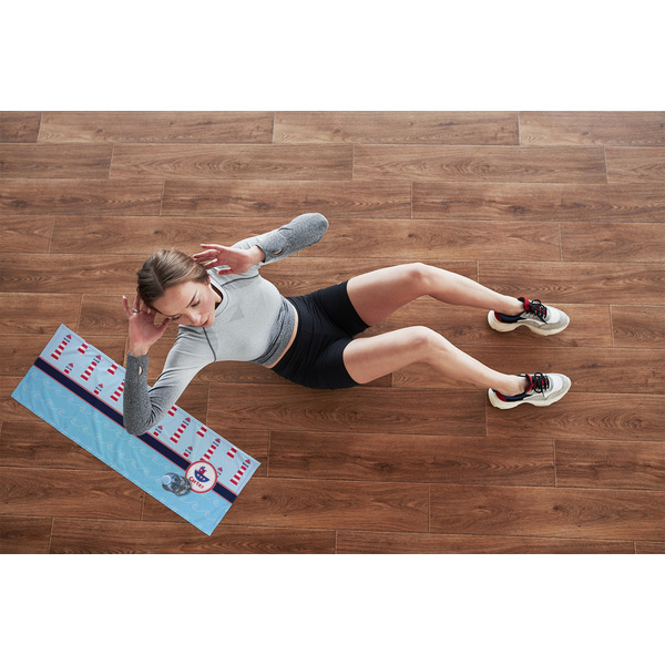 Light House & Waves Cooling Towel- Lifestyle