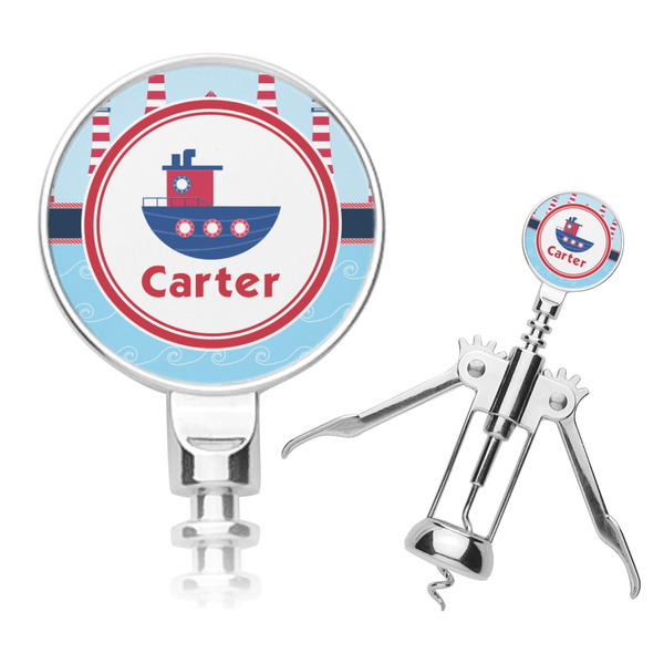 Custom Light House & Waves Corkscrew (Personalized)