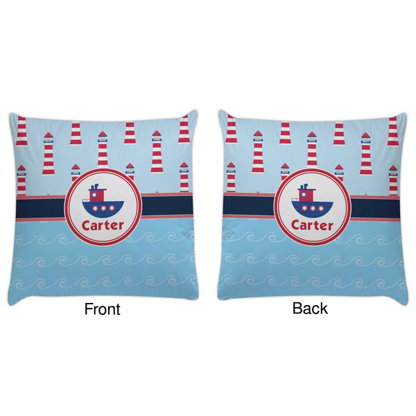 Light House & Waves Decorative Pillow Case - Approval