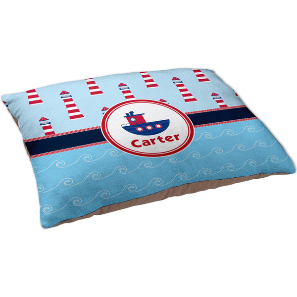 Light House & Waves Dog Bed - Large