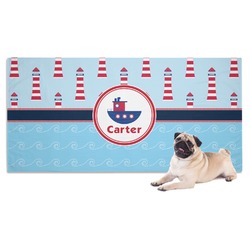 Light House & Waves Dog Towel (Personalized)