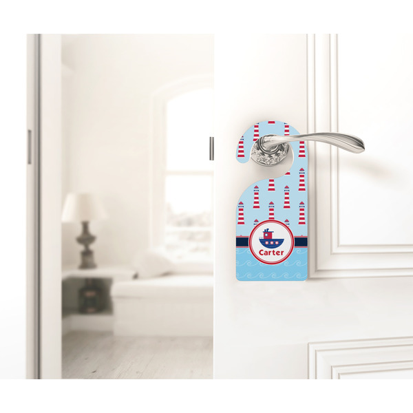Light House & Waves Door Hanger - LIFESTYLE