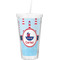 Light House & Waves Double Wall Tumbler with Straw
