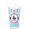 Light House & Waves Double Wall Tumbler with Straw (Personalized)