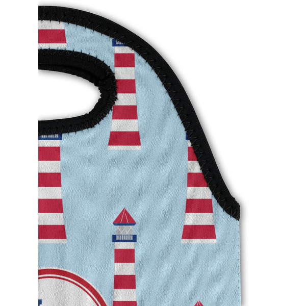 Light House & Waves Double Wine Tote - Detail 1 (new)