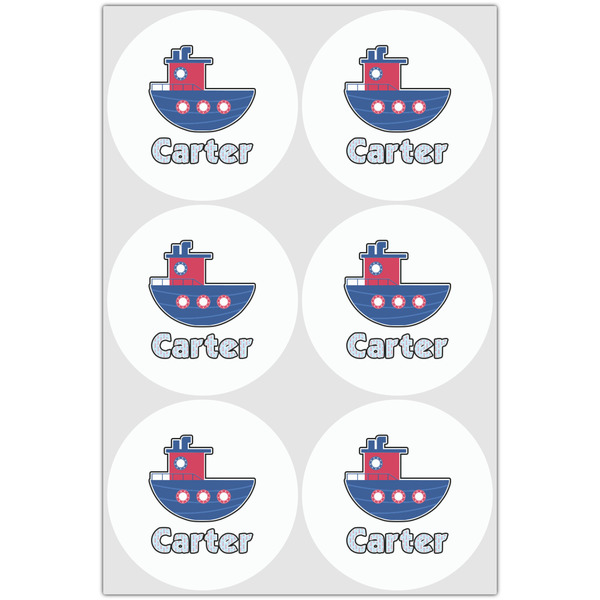 Light House & Waves Drink Topper - Large - Set of 6