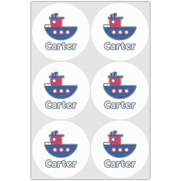 Light House & Waves Drink Topper - XLarge - Set of 6