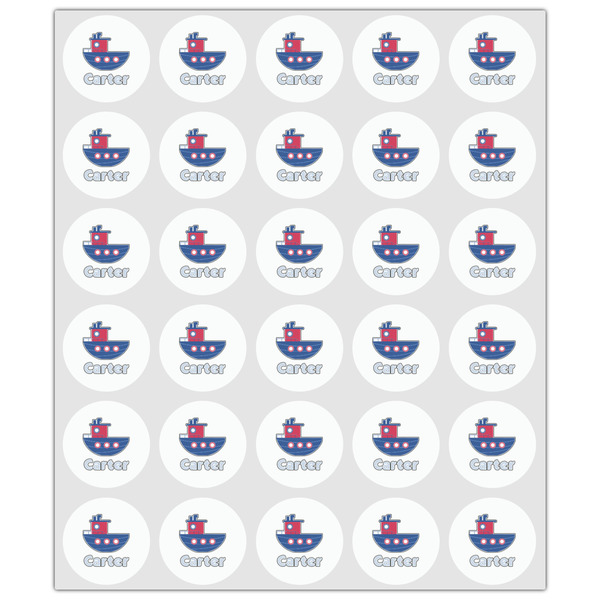 Light House & Waves Drink Topper - XSmall - Set of 30