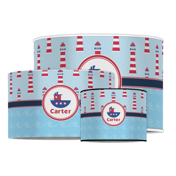 Light House & Waves Drum Lampshades - MAIN