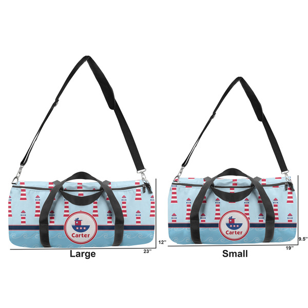 Light House & Waves Duffle Bag Small and Large