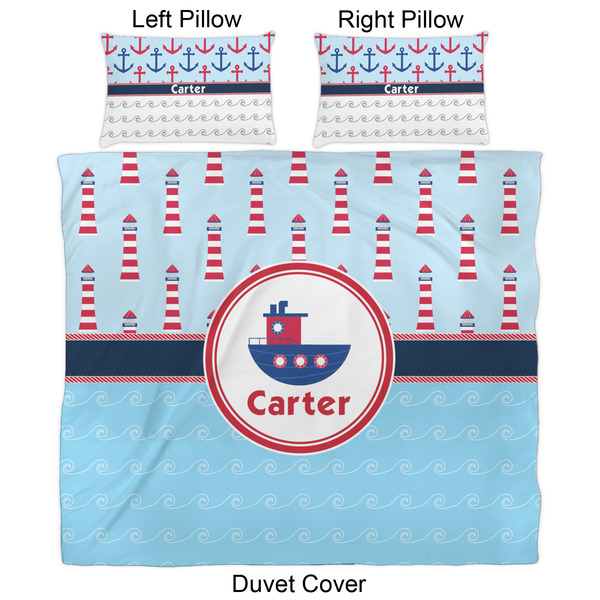 Light House & Waves Duvet Cover Set - King - Approval