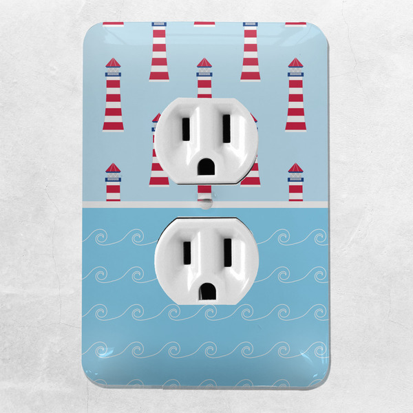 Light House & Waves Electric Outlet Plate - LIFESTYLE