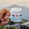 Light House & Waves Espresso Cup - 3oz LIFESTYLE (new hand)