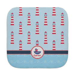 Light House & Waves Face Towel (Personalized)