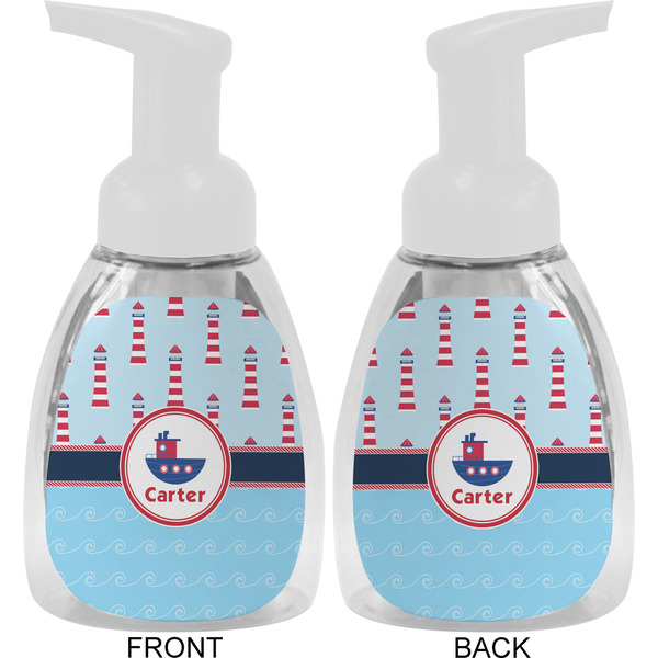 Light House & Waves Foam Soap Bottle Approval - White