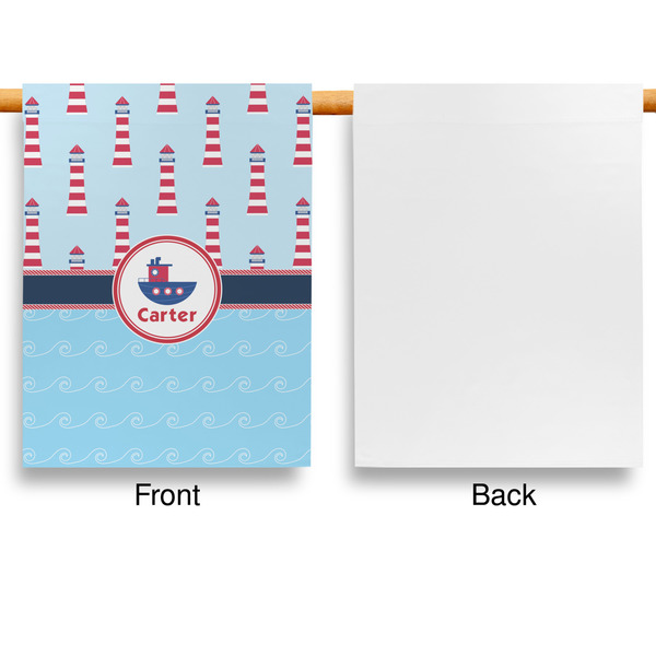 Light House & Waves Garden Flags - Large - Single Sided - APPROVAL