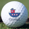 Light House & Waves Golf Ball - Branded - Front