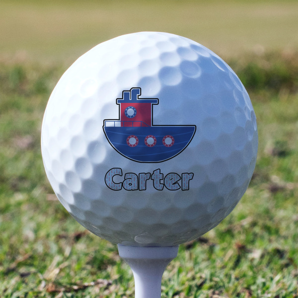 Light House & Waves Golf Ball - Branded - Tee