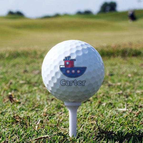 Light House & Waves Golf Ball - Non-Branded - Tee Alt