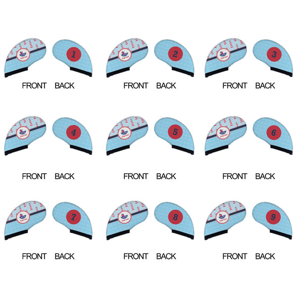 Light House & Waves Golf Club Covers - APPROVAL (set of 9)