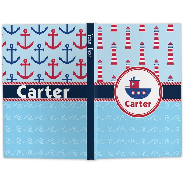 Light House & Waves Hard Cover Journal - Apvl