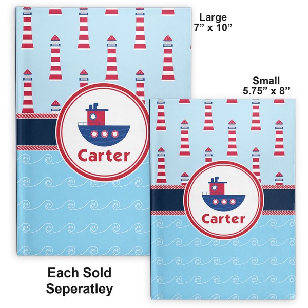 Light House & Waves Hard Cover Journal - Compare