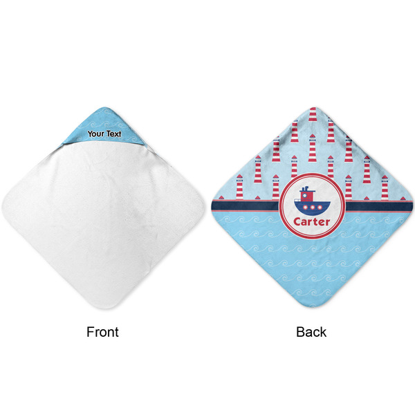 Light House & Waves Hooded Baby Towel- Approval