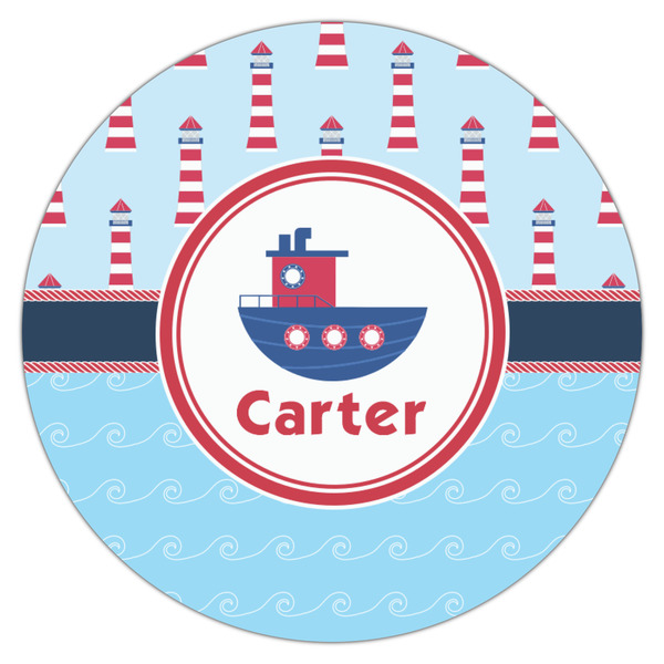 Light House & Waves Icing Circle - Medium - Single