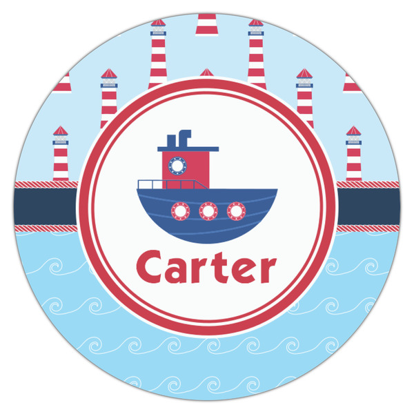 Light House & Waves Icing Circle - Small - Single