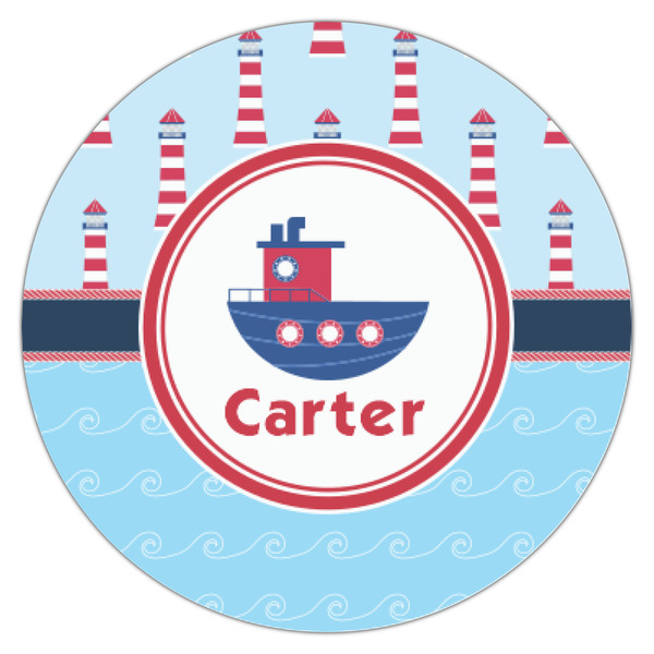 Light House & Waves Icing Circle - XSmall - Single