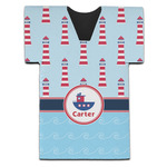 Light House & Waves Jersey Bottle Cooler (Personalized)