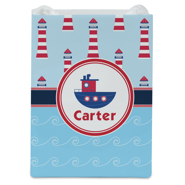 Light House & Waves Jewelry Gift Bag - Gloss - Front