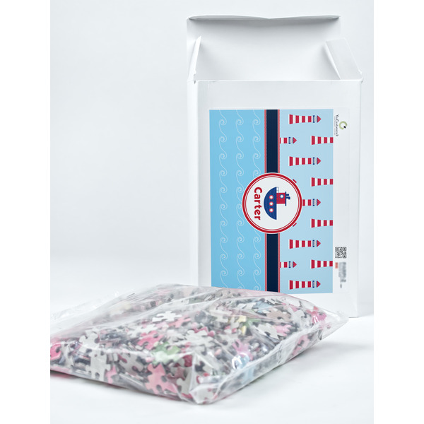 Light House & Waves Jigsaw Puzzle 1014 Piece - Box