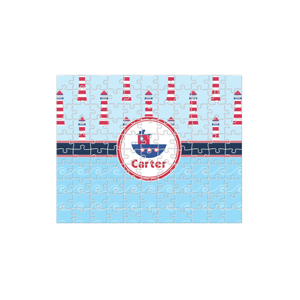 Custom Light House & Waves 110 pc Jigsaw Puzzle (Personalized)