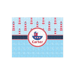 Light House & Waves 252 pc Jigsaw Puzzle (Personalized)