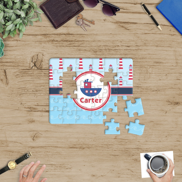 Light House & Waves Jigsaw Puzzle 30 Piece - In Context