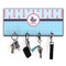 Light House & Waves Key Hanger w/ 4 Hooks & Keys
